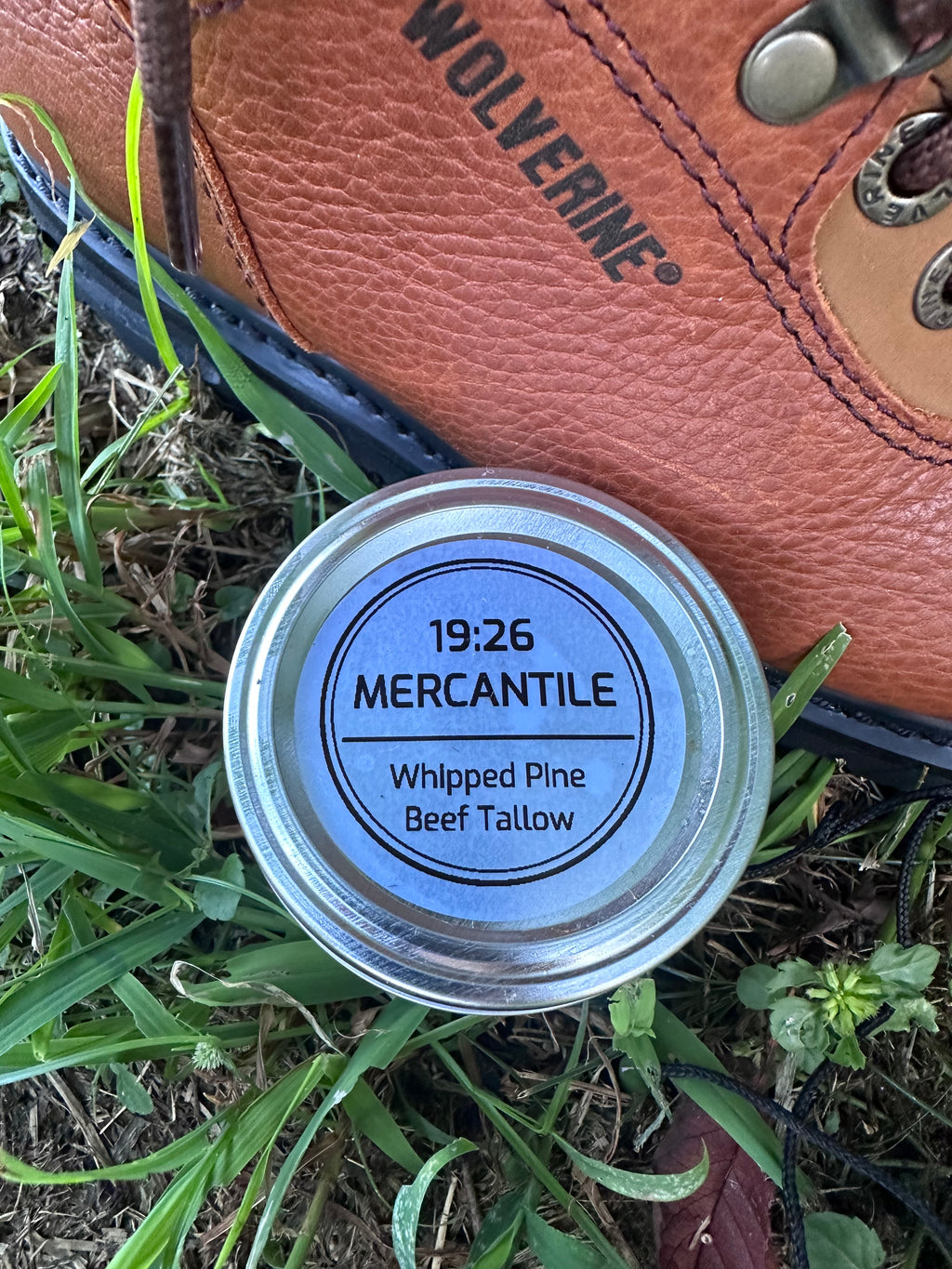 Whipped pine beef tallow